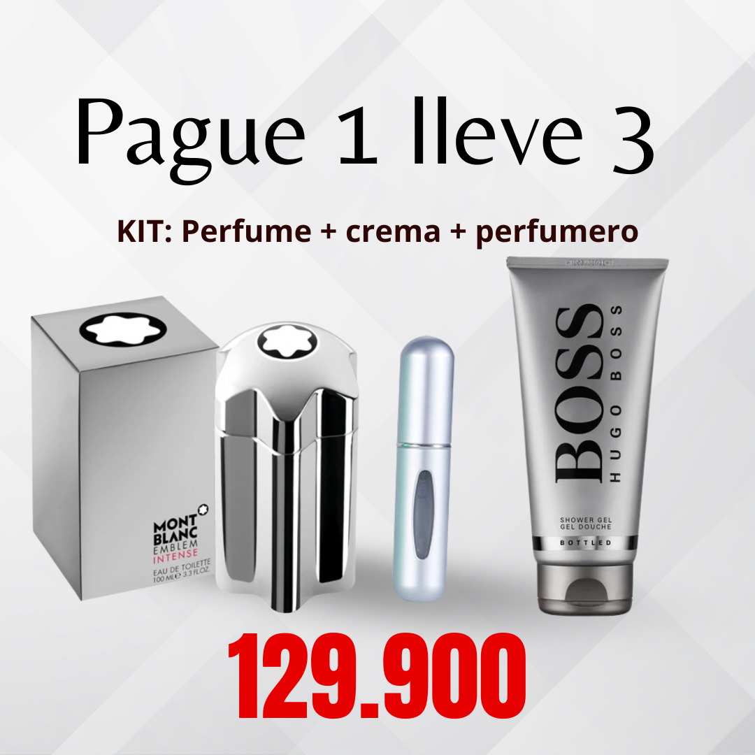 KIT: Perfume + crema + perfumero