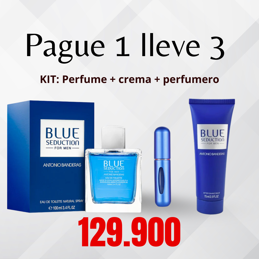 KIT: Perfume + crema + perfumero
