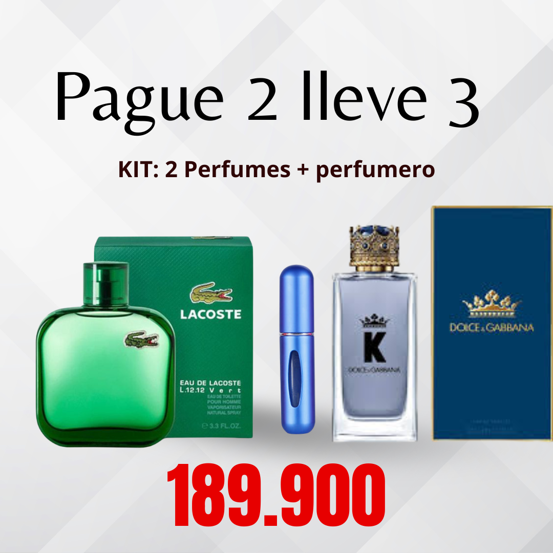 KIT: 2 Perfumes + perfumero