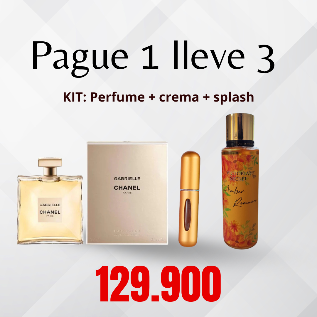 KIT: Perfume + perfumero + splash
