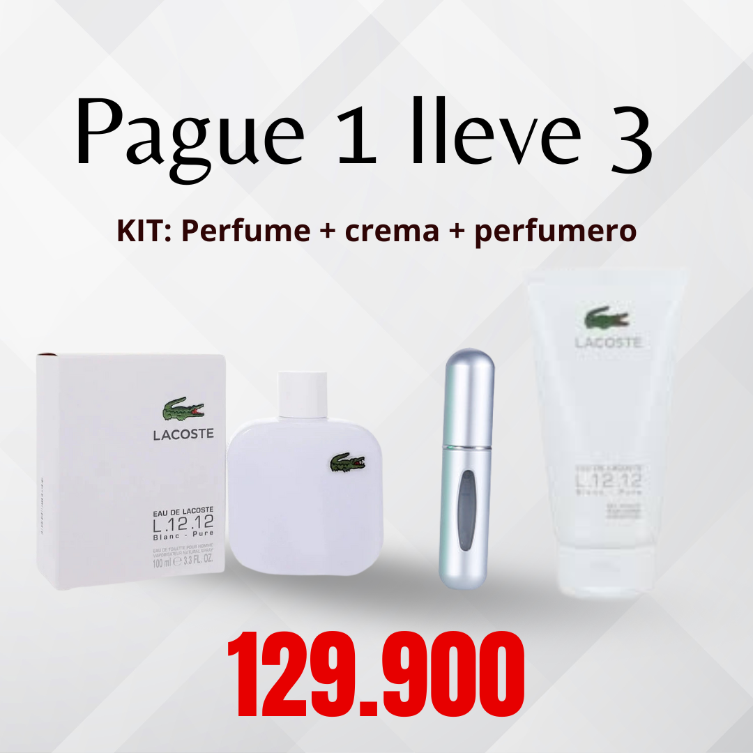 KIT: Perfume + crema + perfumero